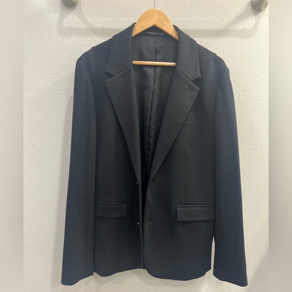 All Saints Midnight Black Blazer